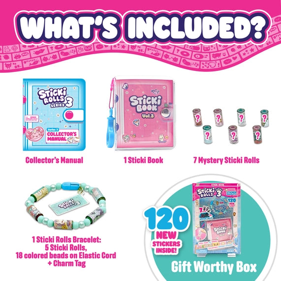 Sticki Rolls Sticki Book S3