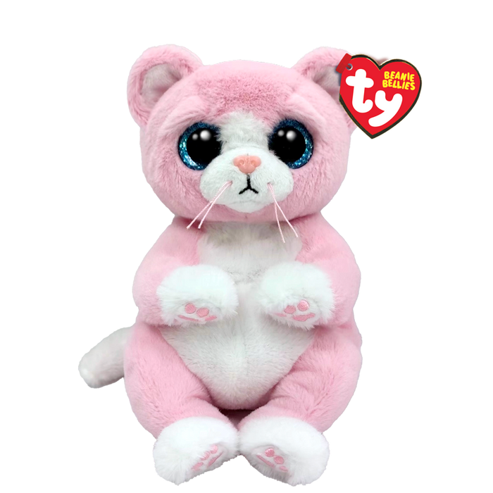 TY Lillibelle the Pink Cat Beanie Bellie