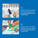 Instructions for using a dot marker on a color-coded page with markers and text on a blue background.