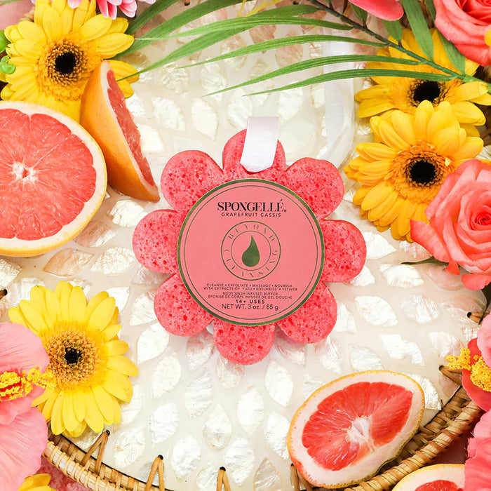 Grapefruit Cassis Wild Flower Body Wash Buffer by Spongelle