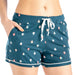 Hello Mello® Carried Away Lounge Shorts blue carried away hot air balloons