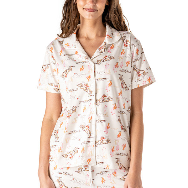 Hello Mello® Hold Your Horses Pajama Top