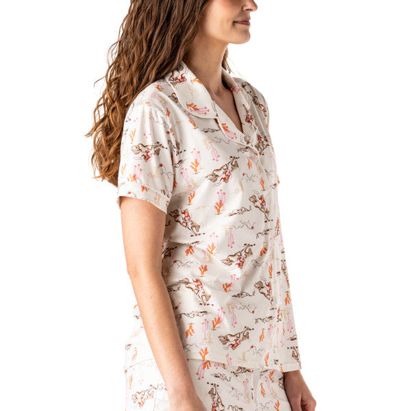 Hello Mello® Hold Your Horses Pajama Top
