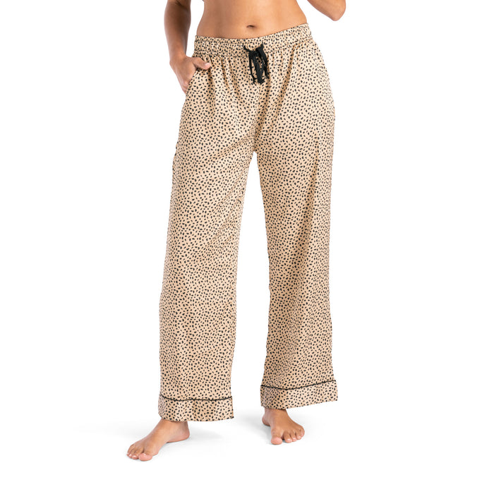 Hello Mello® Ooh la leopard Beauty Sleep Satin Pajama Pants