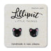 Cute Black Kitty Cat Earrings