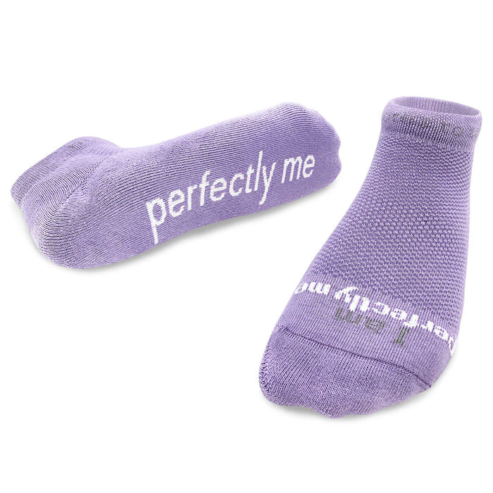 I am perfectly me™  Light Purple Lilac Low-Cut Socks