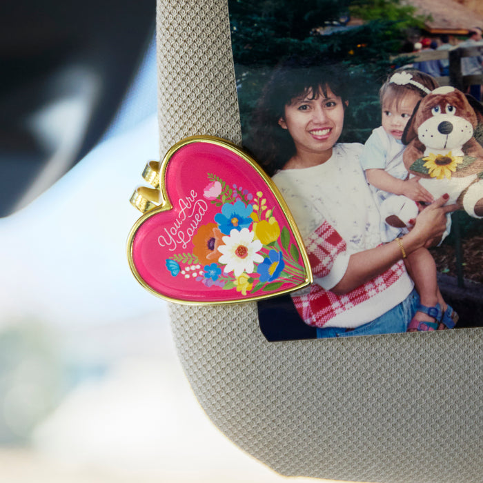 You Are Loved Sun Visor Clip