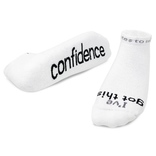 I've got this - confidence™ White Low-Cut Socks