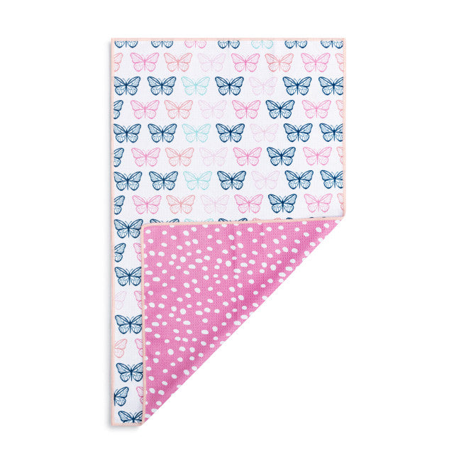 Butterflies Absorbent Reversible Towel