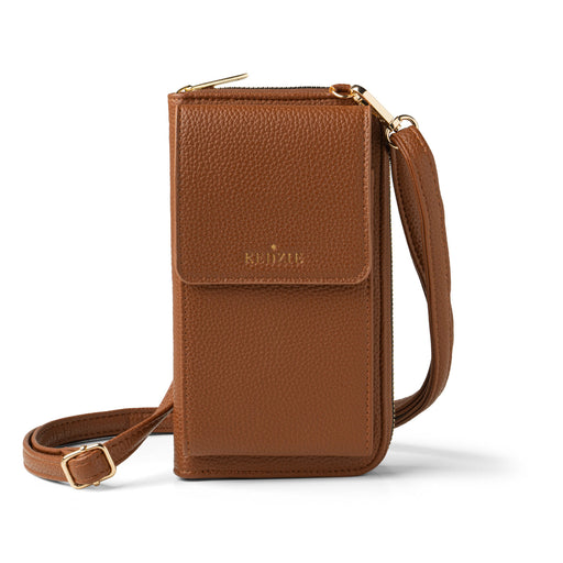 Kedzie®️ Eclipse Smartphone Crossbody chesnut