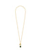 Kendra Scott Daphne Crystal Frame Gold Toggle Necklace