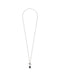 Kendra Scott Daphne Crystal Frame Silver Toggle Necklace