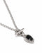 Kendra Scott Daphne Crystal Frame Silver Toggle Necklace
