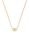 Mini Elisa Luxe Gold Pendant Necklace
