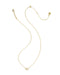 Mini Elisa Luxe Gold Pendant Necklace
