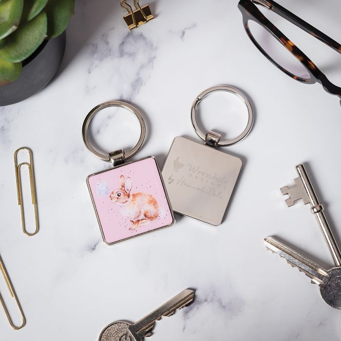 'I Spy a Butterfly' Rabbit Keychain