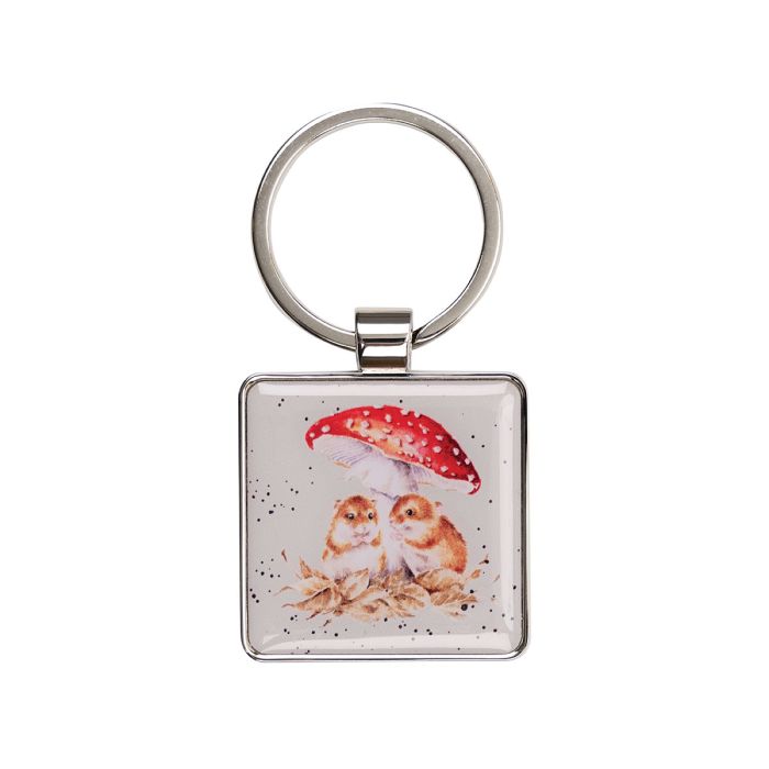 'Mushroom in my Heart' Mouse Keychain