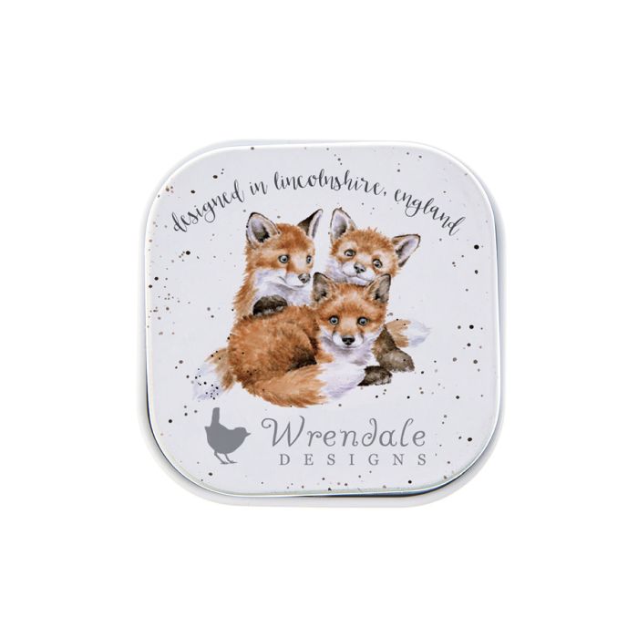 'Stay Clever Little Fox' Fox Lip Balm Tin