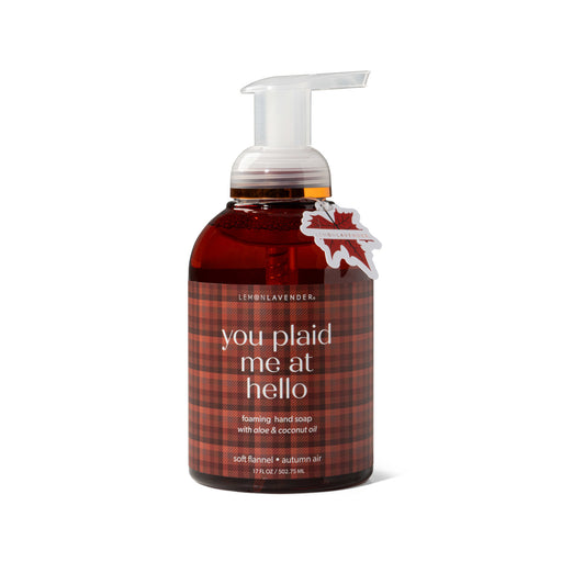 You Plaid Me At Hello Lemon Lavender®️ Autumn Foaming Hand Soap