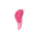 Pink silicone scrubber on a white background