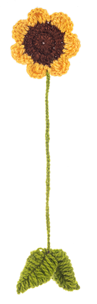 Crochet Flower Bookmark
