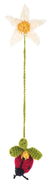 Crochet Flower Bookmark