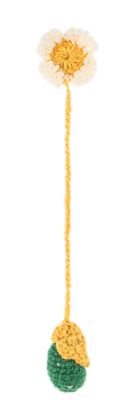 Crochet Flower Bookmark