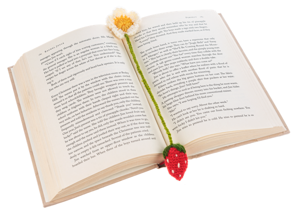 Crochet Flower Bookmark