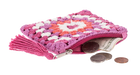 Crochet Flower Coin Purse