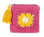 Crochet Flower Coin Purse