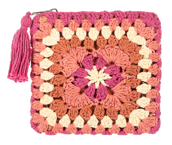 Crochet Flower Coin Purse