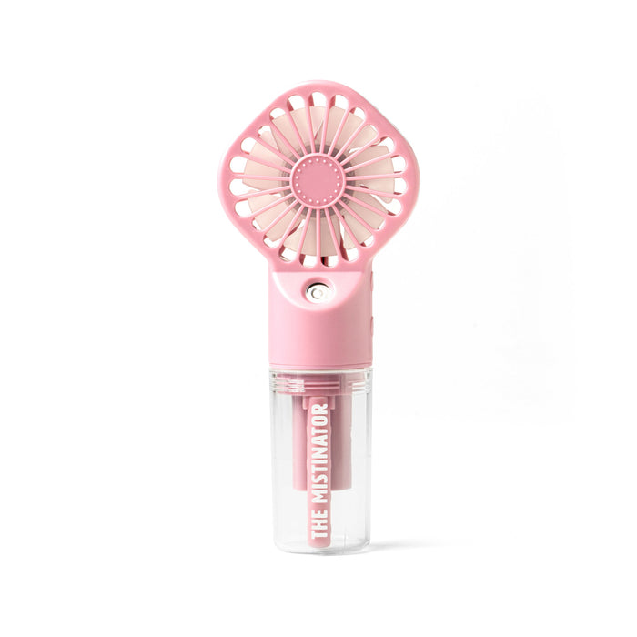 Modern Monkey® The Mistinator 2-In-1 Rechargeable Water Fan pink
