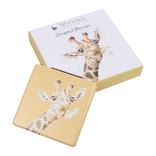 'Flowers' Giraffe Compact Mirror