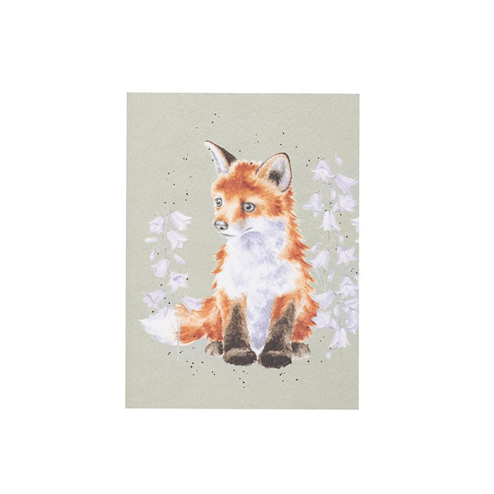 'Contemplation' Fox Small Notebook