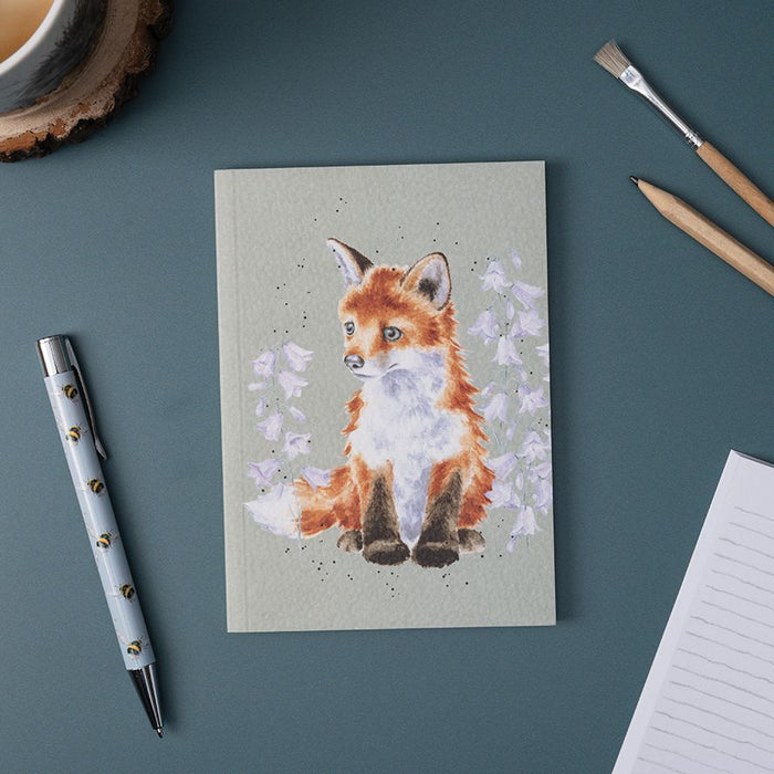 'Contemplation' Fox Small Notebook