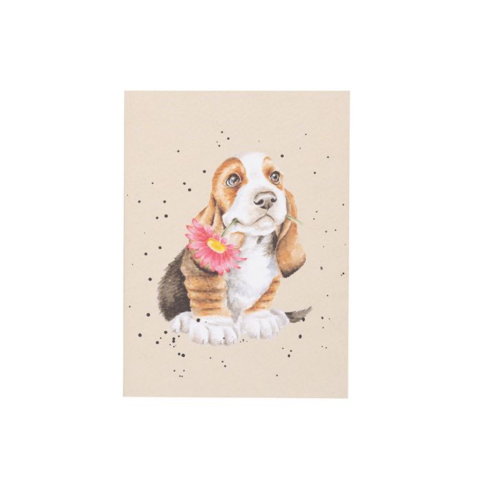 'Just for You' Basset Hound Small Notebook
