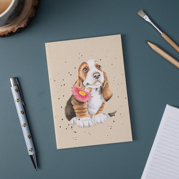 'Just for You' Basset Hound Small Notebook