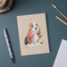 'Just for You' Basset Hound Small Notebook
