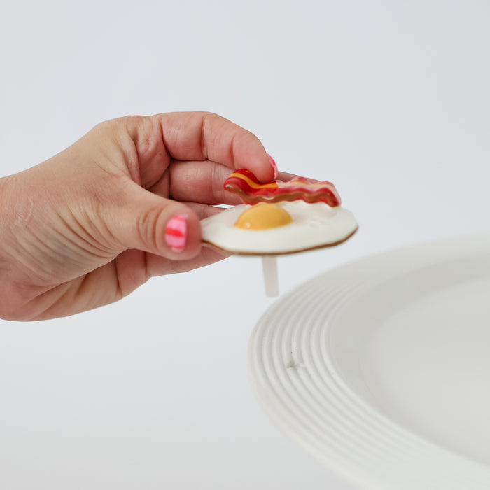 Nora Fleming wakey wakey Egg and Bacon Mini