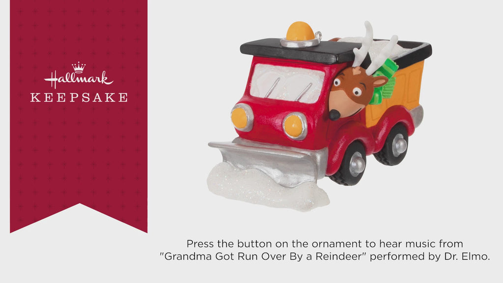 Grandma Got Run Over By a Reindeer 2024 Musical Ornament