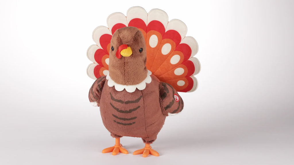 Gobblin' Egg-Laying Turkey Plush With Sound and Motion