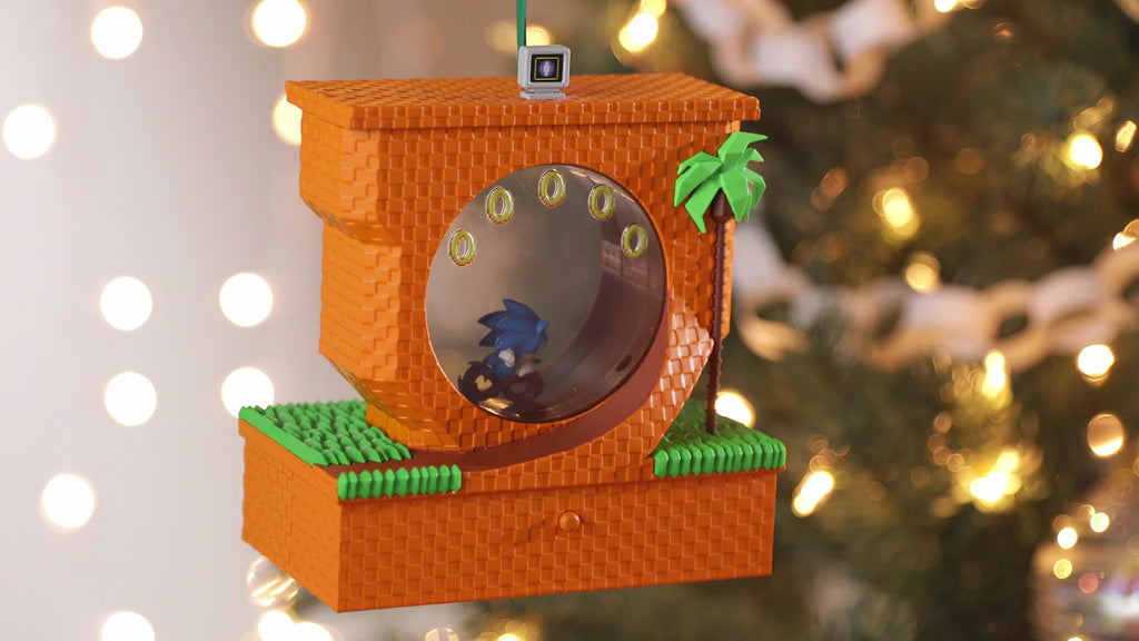 Sonic the Hedgehog™ Sonic Collecting Rings 2024 Ornament With Light, Sound and Motion