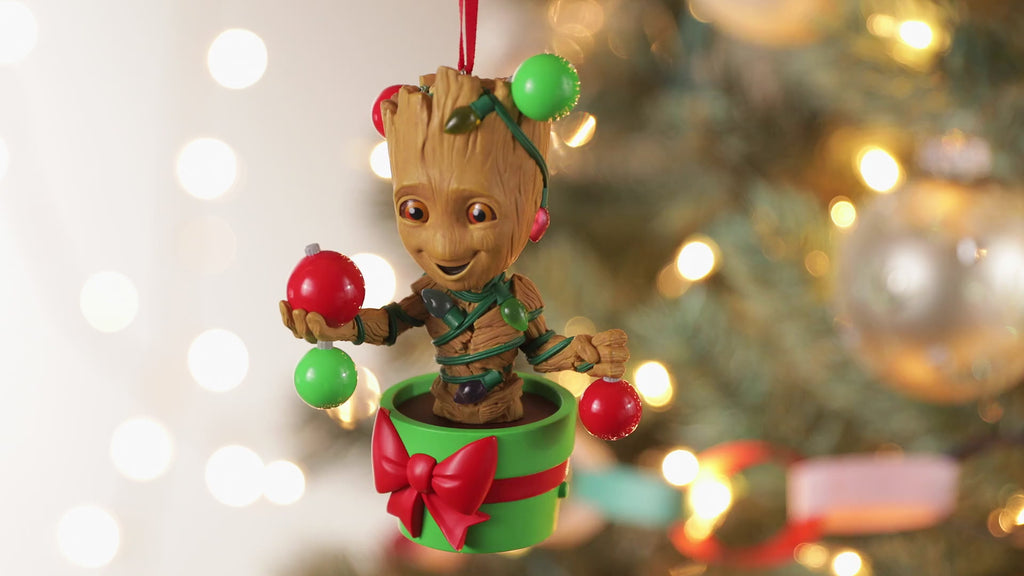 Marvel Guardians of the Galaxy O Christmas Groot 2024 Ornament With Light