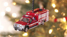 2011 Ford F-550 Fire Engine 2024 Ornament With Light - 22nd in the Fire Brigade Series