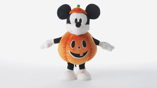 Disney Jack-o'-Lantern Mickey Mouse Plush With Sound and Motion