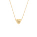 P.S. I Love You Gold Art Heart Necklace