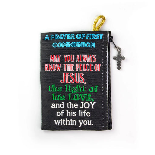 First Communion Prayer Rosary Pouch