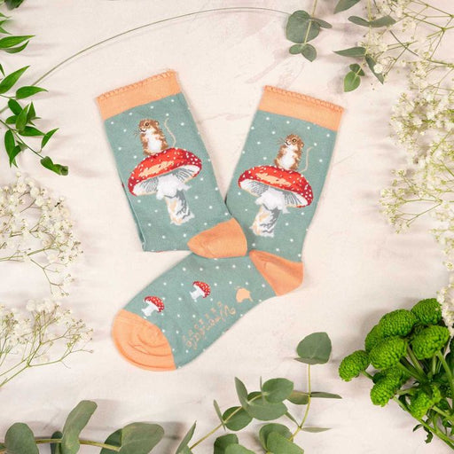 'He's a Fungi' Mouse Socks