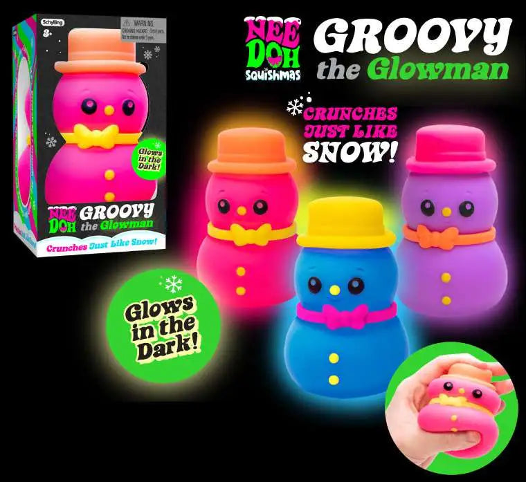 Nee-Doh Schylling Swirl Groovy Glob! Squishy, Squeezy, Stretchy Stress  Balls Neon Yellow/Green, Orange/Pink & Purple/Pink Complete Gift Set Party