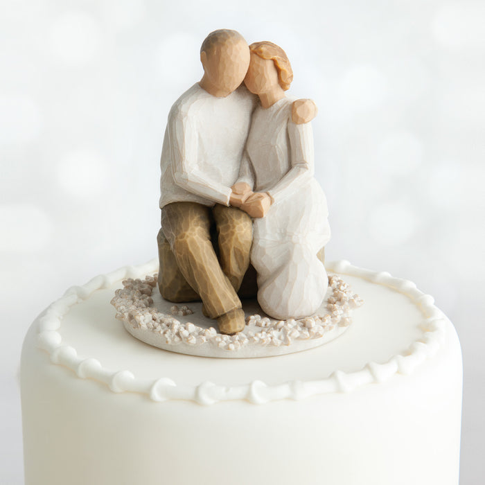 Anniversary Cake Topper - Love ever endures